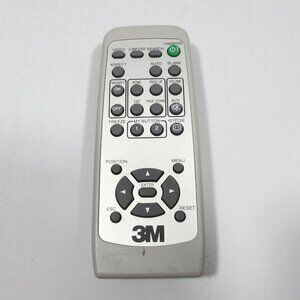 3M Projector Remote Control X64 LCD 21005B OEM Genuine Tested Works